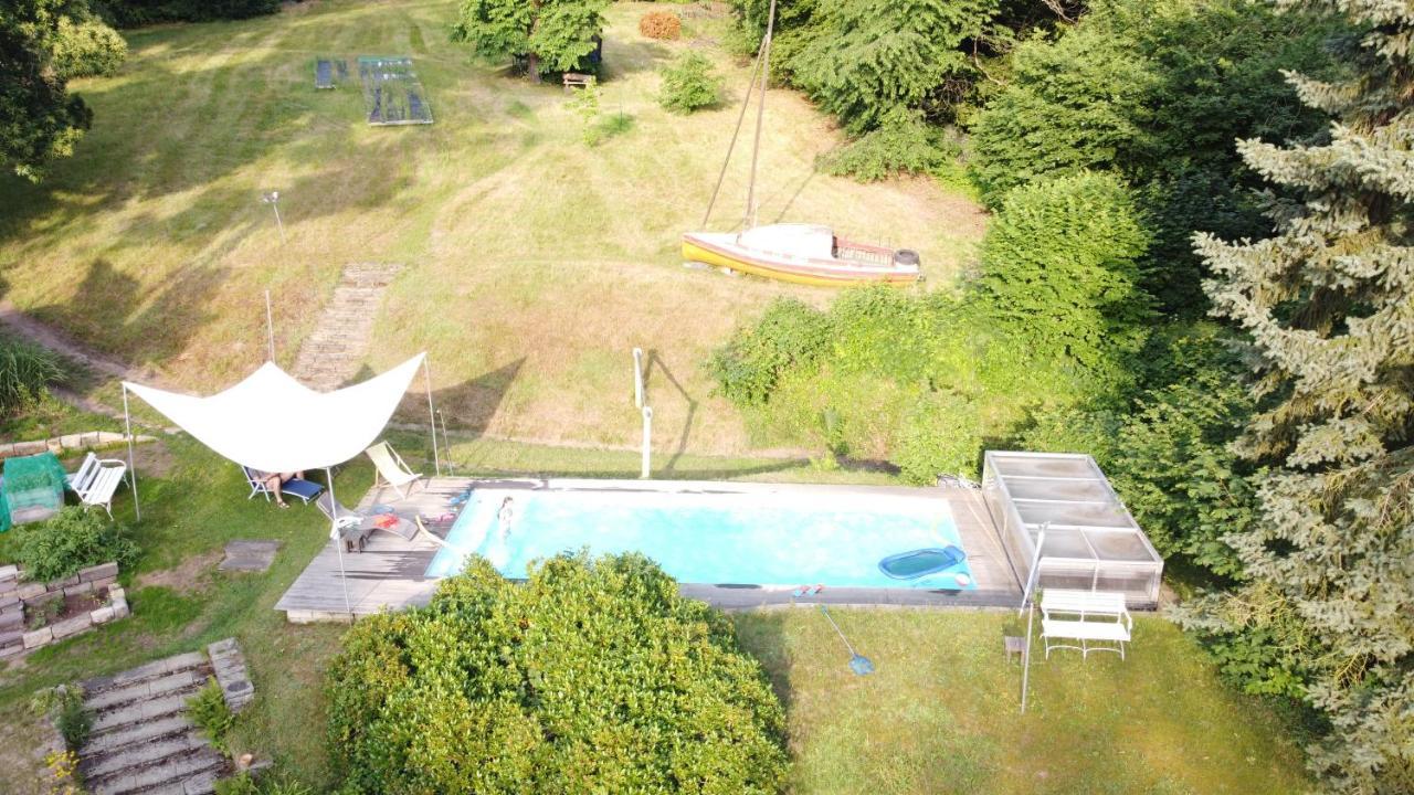 Villa Im Park Wachwitzgrund Dresda Exterior foto