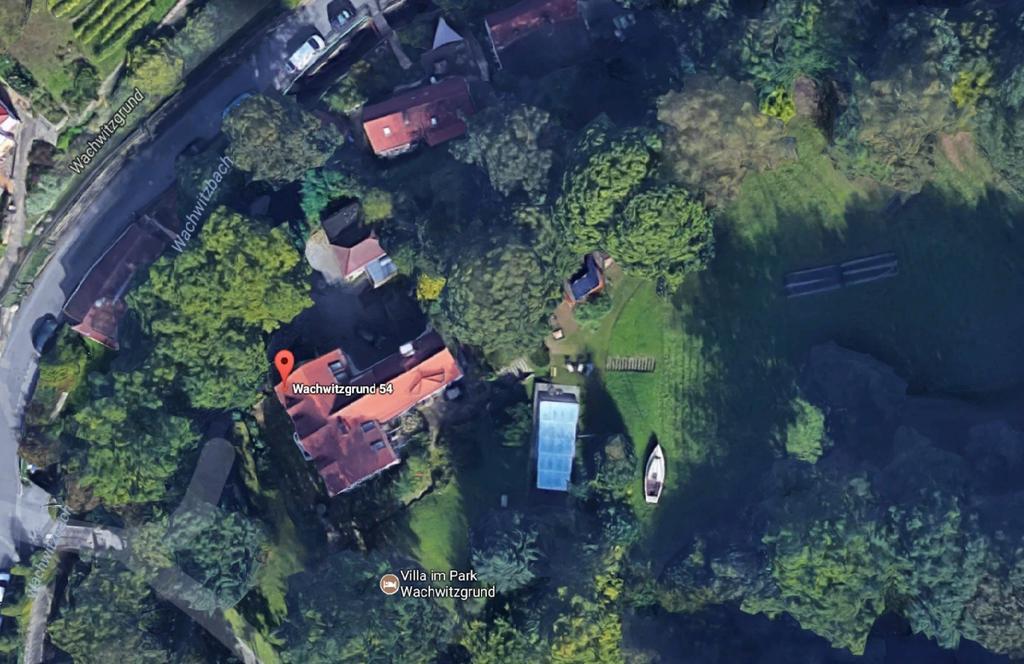 Villa Im Park Wachwitzgrund Dresda Exterior foto